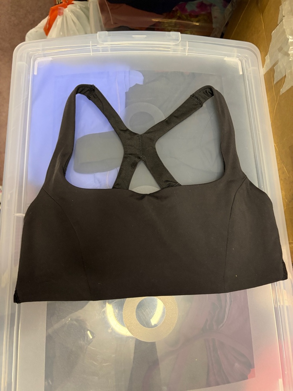 Lululemon Black Racerback Bra Size 8